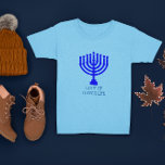 Hanukkah Menorah Light of My Life T-Shirt<br><div class="desc">This cute holiday shirt depicts a menorah and can be customised with any name or title to show your affection!</div>