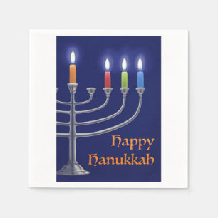 "Hanukkah Menorah." Napkins