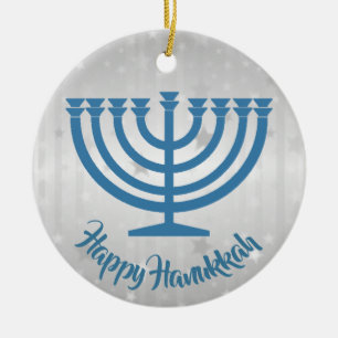 Hanukkah Menorah Ornament
