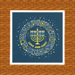 Hanukkah Menorah  Paper Napkins, Guest Towel Napkin<br><div class="desc">Hannukah</div>