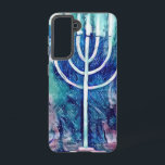 Hanukkah Menorah Samsung Galaxy S21 phone case<br><div class="desc">Thoughtful design for this phone case,  this ai-generated menorah fits perfect. Just in time for the Hanukkah season!</div>