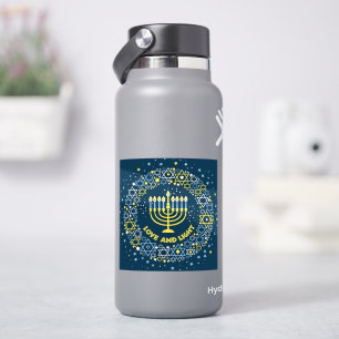 Hanukkah Menorah Star of David Wreath