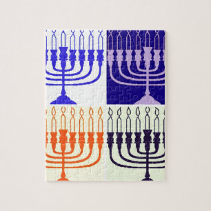 Hanukkah Minorah Jigsaw Puzzle