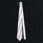 Hanukkah moose! tie<br><div class="desc">This little cartoon moose Menorah is wishing you a Moosed Happy Hanukkah!</div>