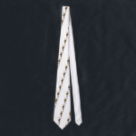 Hanukkah moose! tie<br><div class="desc">This little cartoon moose Menorah is wishing you a Moosed Happy Hanukkah!</div>