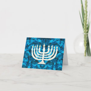 Hanukkah Mosaic Card