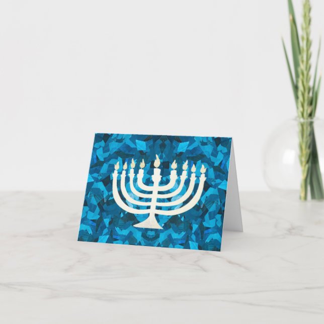 Hanukkah Mosaic Card (Front)