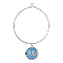 Hanukkah Mouse and Friends Bangle Bracelet
