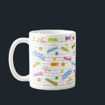 Hanukkah Mug "Chanukah Party"<br><div class="desc">Colourfully Fun Hanukkah mug. "Party Chanukah" Chanukah Mug. Create a simply simple gift by adding some goodies to the mug, wrap it in cellophane and tie it with a bow. Enjoy! Thanks for stopping and shopping by. Much appreciated. Happy Chanukah/Hanukkah! Style: Classic Mug Give a made-to-order mug from Zazzle to...</div>
