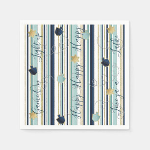 Hanukkah Napkin Personalise The New Elegant Too