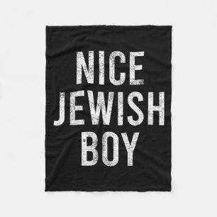 Hanukkah Nice Jewish Boy Cool Chanukah Festival Je Fleece Blanket