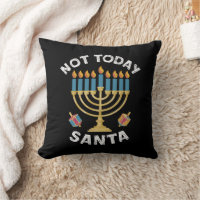 Hanukkah Not Today Santa Jewish Chanukah
