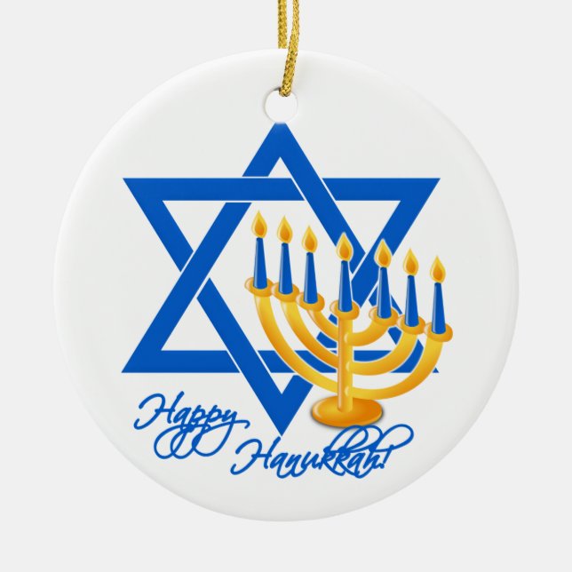 Hanukkah ornament - customise (Front)