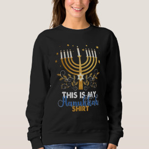 Hanukkah Pajama This is My Hanukkah  2022 Sweatshirt