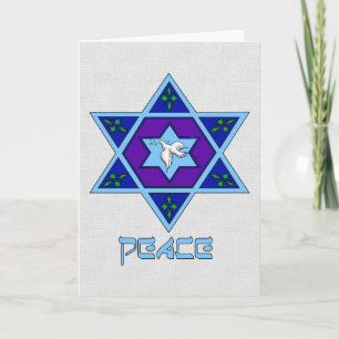 Hanukkah Peace Art Holiday Card