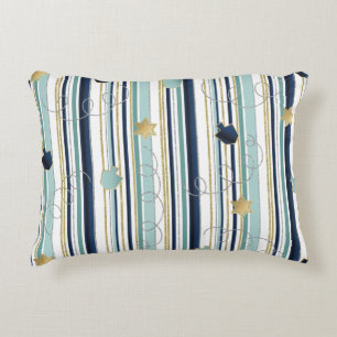 Hanukkah Pillow Dreidels N Stars