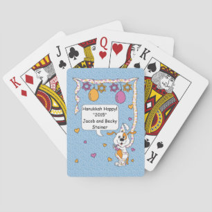 Hanukkah Playing Cards Standard Personalised