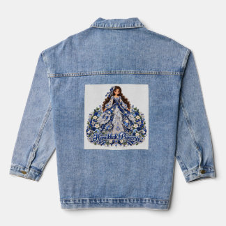 Hanukkah Princess Newborn Denim Jacket