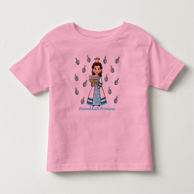 Hanukkah Princess Toddler T-Shirt (Front)