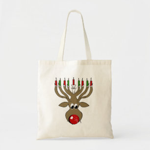 Hanukkah Reindeer -.png Tote Bag