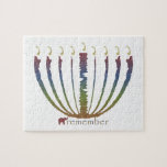 Hanukkah - remember jigsaw puzzle<br><div class="desc">Remind your dinner guests by accenting your table with these one-of-a-kind coasters,  part of the "it's all about gratitude!" collection.</div>
