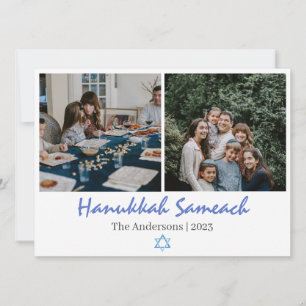 hanukkah sameach   Hanukkah family photo  Holiday Card