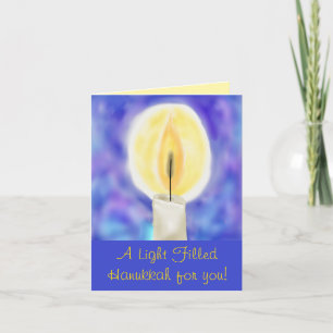 Hanukkah Shamash Card* Holiday Card