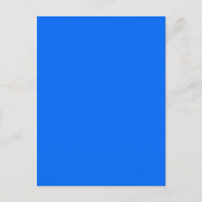 Hanukkah Sky Blue Solid Holiday Colour Background Postcard (Front)