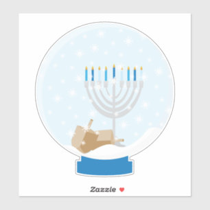 Hanukkah Snow Globe