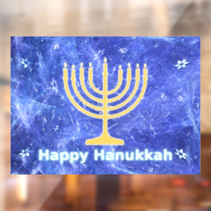 Hanukkah Snowstorm Menorah