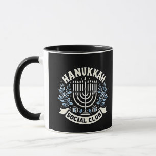 Hanukkah Social Club Funny Jewish Hanukkah  Mug