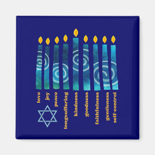 HANUKKAH Spiritual Fruit Christian Magnet