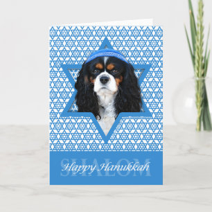 Hanukkah Star of David - Cavalier Holiday Card