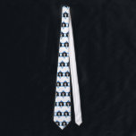 Hanukkah Star of David - Cavalier Tie<br><div class="desc">What could make saying Happy Hanukkah more fun than having this Cavalier King Charles Spaniel Dog wearing a Yamaka surrounded by the Star of David. This whimsical holiday design will be sure to delight your friends and family as well as other dog lovers. This design is available in over 100...</div>