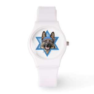 Hanukkah Star of David - German Shepherd Watch