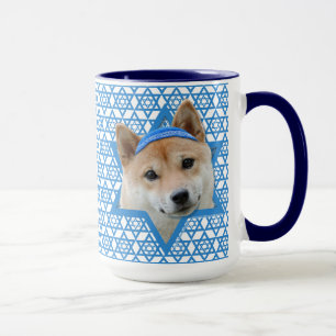 Hanukkah Star of David - Shiba Inu Mug