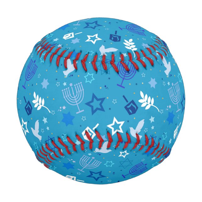 Hanukkah Stars Baseball (Front)