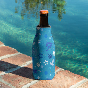 Hanukkah Stars Cosy Bottle Cooler