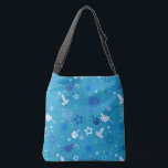 Hanukkah Stars Cross-Body Bag<br><div class="desc">This cute Hanukkah star pattern is an eye-catcher! It's a fun and funky way to dress up decor,  gifts,  apparel,  and household items for the occasion. Check out my store for more pattern items and gift ideas,  or combine items to create an interesting gift package!</div>