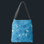 Hanukkah Stars Cross-Body Bag<br><div class="desc">This cute Hanukkah star pattern is an eye-catcher! It's a fun and funky way to dress up decor,  gifts,  apparel,  and household items for the occasion. Check out my store for more pattern items and gift ideas,  or combine items to create an interesting gift package!</div>
