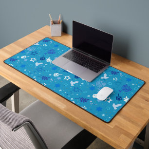 Hanukkah Stars Desk Mat