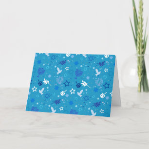 Hanukkah Stars Greeting Card (Blank)