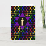 Hanukkah Stars Holiday Card<br><div class="desc">Hanukkah in Modern Art</div>