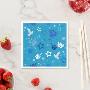 Hanukkah Stars Paper Napkins
