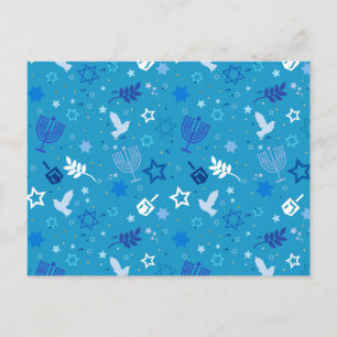 Hanukkah Stars Postcard