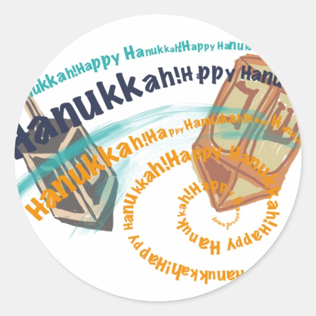 Hanukkah Sticker (Front)