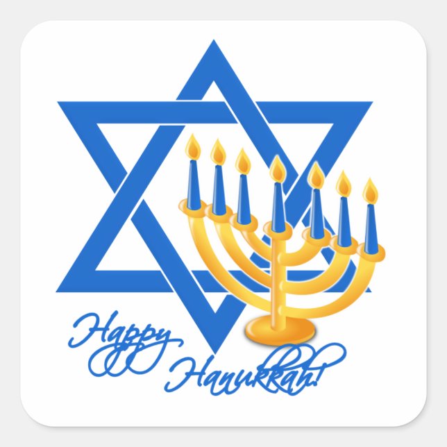 Hanukkah stickers (Front)