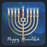 Hanukkah Stickers<br><div class="desc">This small size sticker is shown with a festive Hanukkah holiday print.
Customise this item or buy as is.




Stock Image</div>