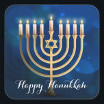 Hanukkah Stickers<br><div class="desc">This large size sticker is shown with a festive Hanukkah holiday print.
Customise this item or buy as is.




Stock Image</div>