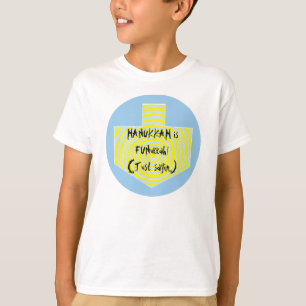 Hanukkah Tee Shirt Kids Personalise